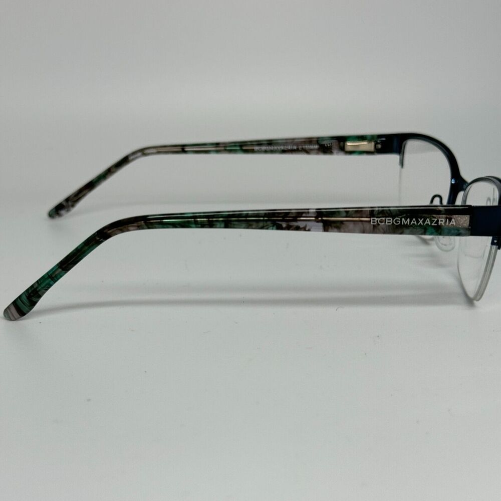 BCBGMAXAZRIA Kana Teal Eyeglasses Frame 53-17-135mm H13594 - Picture 4 of 7
